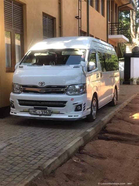 Sri Lanka Van Rentals Hire Van Hire KDH 14 Seater Luxury