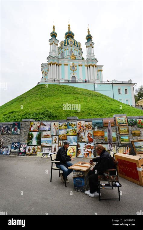 St Andrew S Church In Kyiv Ukraine Stock Photo Alamy