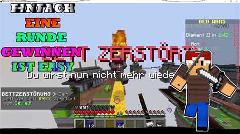 Gewinnen ohne ende unmöglich für mich Minecraft Bedwars FOLGE 27 YouTube