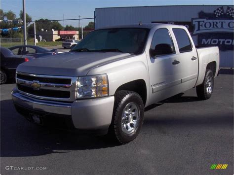 Silver Birch Metallic Chevrolet Silverado Ls Crew Cab X