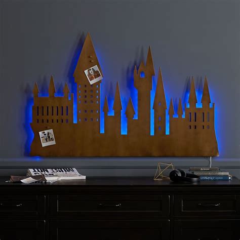 Hogwarts Silhouette Painting