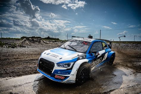 Enzo Ide Uit Zwevezele In Volle Voorbereiding Voor Het Wk Rallycross