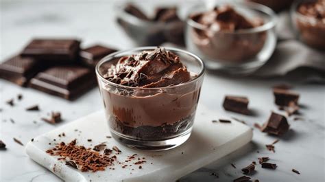 Premium Photo Velvety Chocolate Mousse A Heavenly Cloud Of Indulgence