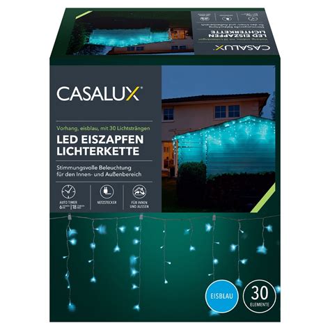 Casalux Led Eiszapfen Lichterkette Von Aldi S D Ansehen