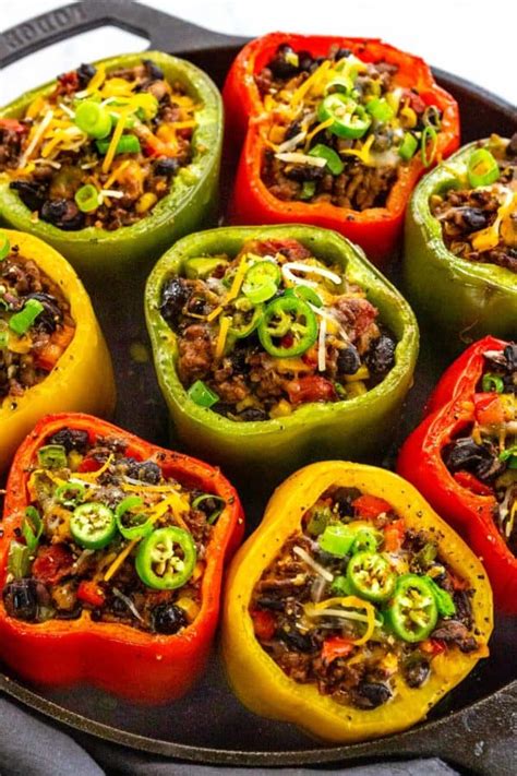 Stuffed Peppers With Ground Beef Jessica Gavin