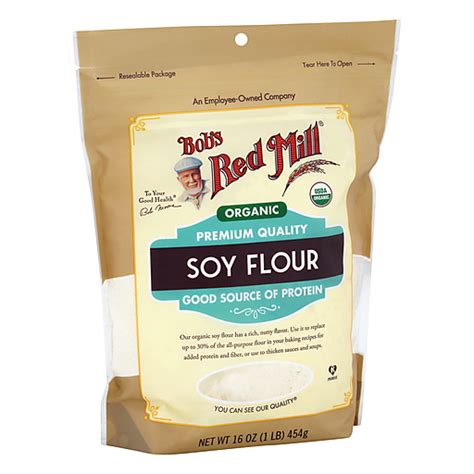 Bob S Red Mill Organic Soy Flour Flour Corn Meal Starch Foodtown