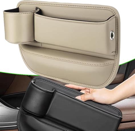 Amazon Naneug Car Leather Cup Holder Gap Bag Car Seat Storage Box