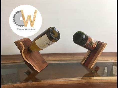 Scrap Wood Project Balancing Wine Holder Youtube