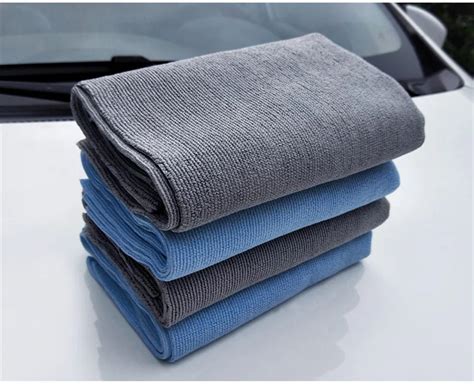 Microfiber Car Waxing Towel Auto Polishing Cloth Window Glasses Wipe Car Paint Care Electronic ...