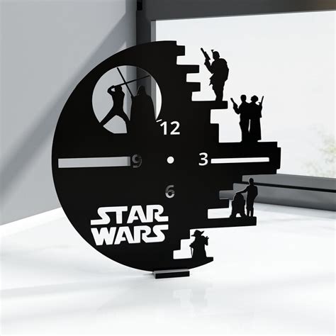 Star Wars Clock D Stl Files Etsy