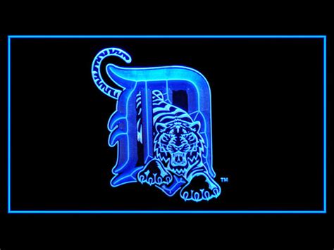 Detroit Tigers Baseball Shop Neon Light Sign [detroit Tigers Baseball Yy] 49 95 Shacksign