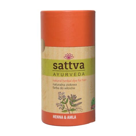 Vopsea De Par Henna Si Amla 150 Gr Sattva Ayurveda EMAG Ro