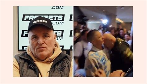 Tyson Fury’s father apologises after headbutting Oleksandr Usyk team member