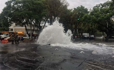 Por Fugas Se Pierde El Del Agua Potable De La Cdmx Sacmex