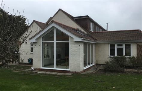 Traditional Gable End Cut Roof Home Extension Dorset