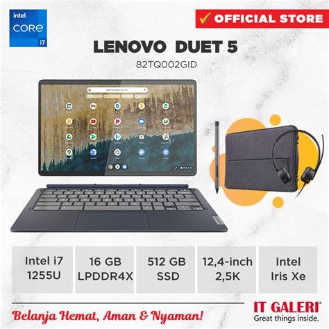 Jual Lenovo Ideapad Duet I Iau Tq Fid Core I U Gb Gb