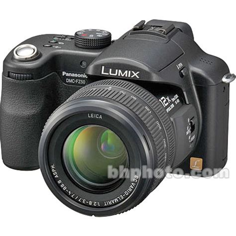 Panasonic Lumix Dmc Fz Digital Camera Black Dmcfz K B H