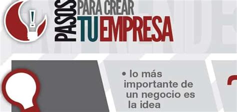 Pasos Para Crear Tu Empresa Infograf As