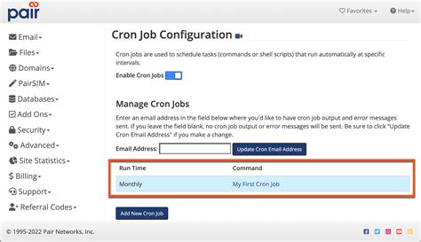 What Is Cron And How Do I Use It Knowledge Base Pair Networks