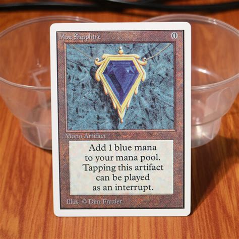 Mox Sapphire Unlimited Magic The Gathering Proxy Mtg Cards Top Quality