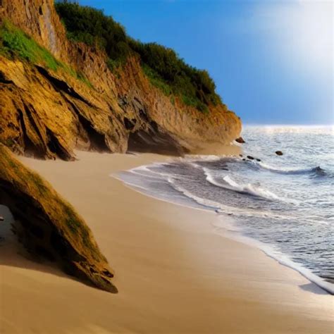 Photo Of A Futuristic Lighthouse On The Beach Ultra Stable Diffusion