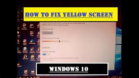 [Solved]Yellow Screen On Windows 10 Issue | TechLatest