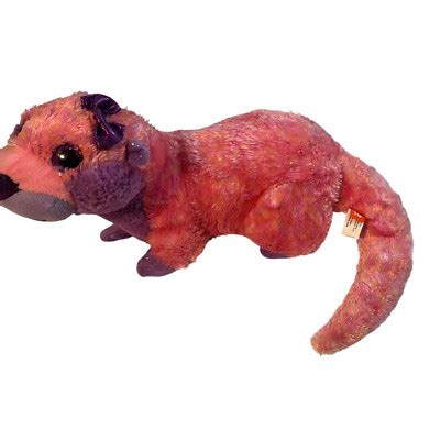 Wild Republic Plush Otter Girl Wbow Pinkpurple Glitter Sparkle Big
