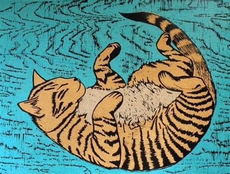 Bobcat Pictures Lino Art Orange Tabby Cats Cats Artists Great Cat