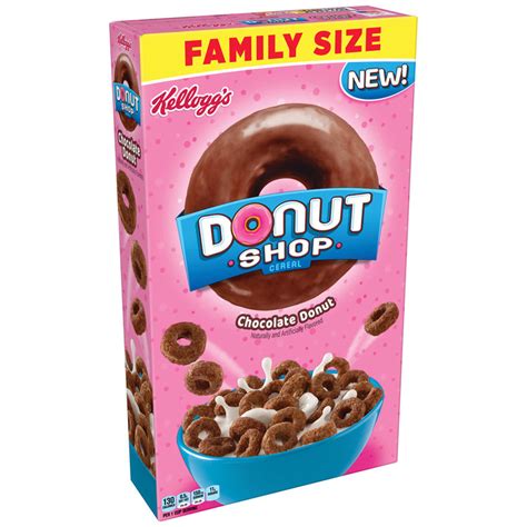 News: Kellogg's Donut Shop Chocolate Donut Cereal is Coming Soon!