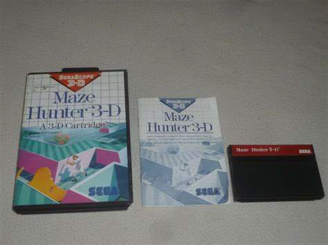 Boxed Master System Game Maze Hunter D Complete W Box Manual