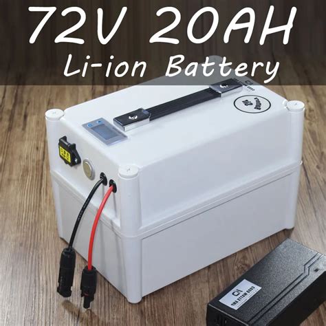 Batería de litio para bicicleta eléctrica pila de 2000W 72V 20AH