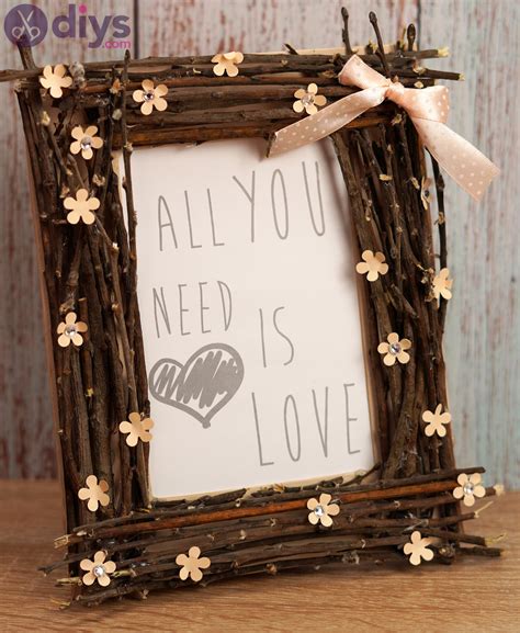 Rustic Homemade Picture Frames