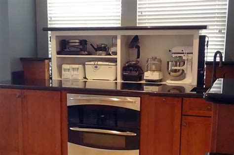 Small Kitchen TV Ideas & Kitchen Appliance Lift Ideas | Nexus 21 | Small kitchen tv, Modern ...