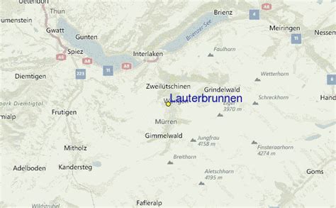 Lauterbrunnen Valley Map