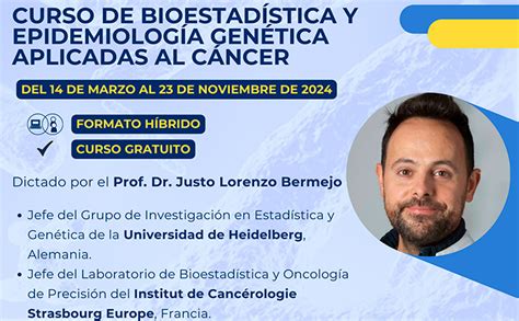 Curso gratuito de Bioestadística y epidemiología genética aplicadas al