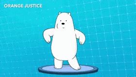 Orange Justice Bear GIF - OrangeJustice Bear Dance - Discover & Share GIFs