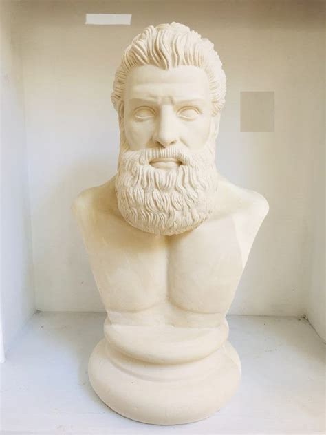 Greek Mythology Bust Of Hercules Hercules Statue Hercules Etsy