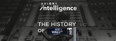 History of Wall Street | Axiory Intelligence