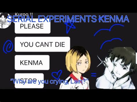 Serial Experiments Kenma Pt Angst Hours Remain Haikyuu Text