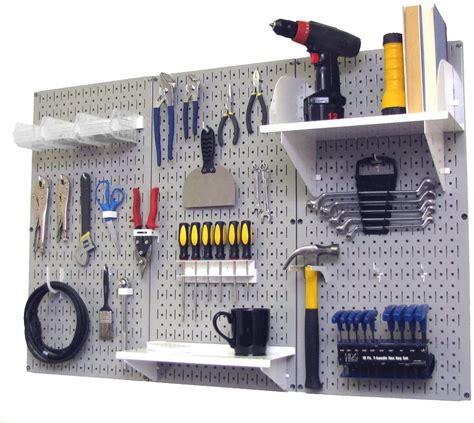 Pegboard Organizer Wall Control Ft Metal Pegboard Standard Tool