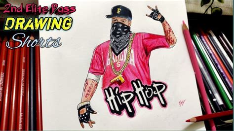 Drawing Hip Hop Bundle Second Elite Pass Free Fire Drawing Heroic