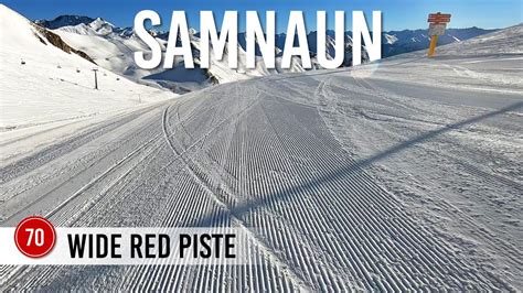 Skiing Nice Wide Red Piste In Ischgl Samnaun Silvretta Arena Youtube