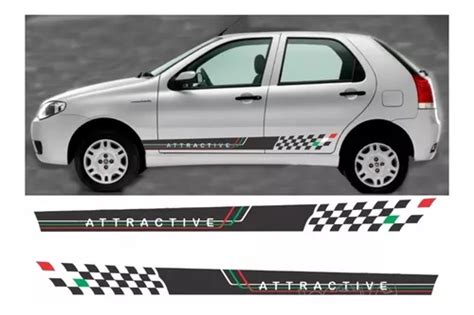 Adesivo Faixa Lateral Fiat Palio Attractive Imp01