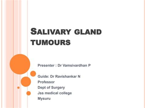 Salivary Gland Tumor Ppt