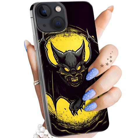 Etui Do Iphone Mini Wzory Nietoperz Bat Obudowa Pokrowiec Case