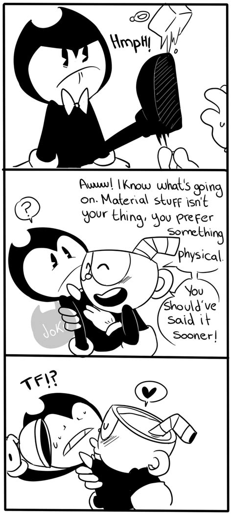 Cuphead X Bendy Tumblr Bendy And The Ink Machine Old Cartoons