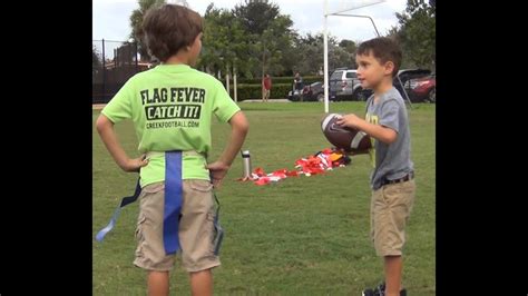 Ethan Coaches Camden At PeeWee Flag Football Practice Coconut Creek