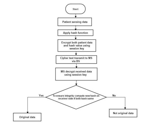 Flow Chart For Secure Data Transmission Download Scientific Diagram