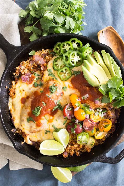 Cheesy Chicken Enchilada Skillet Grain Free Primal Wicked Spatula