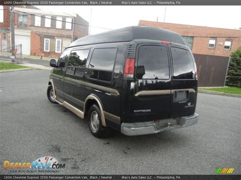 1999 Chevrolet Express 1500 Passenger Conversion Van Black Neutral Photo 5